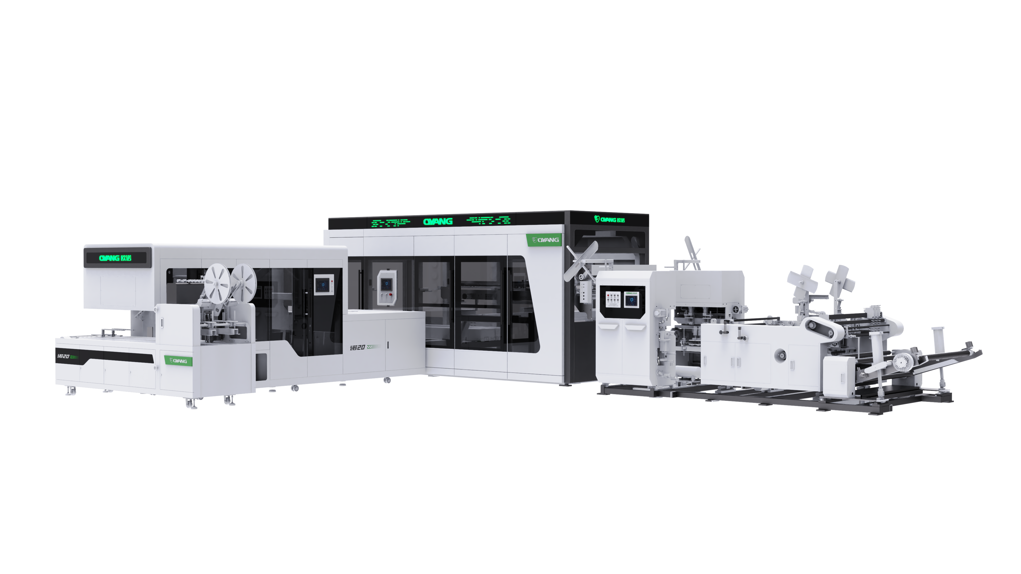 Oyang -20 Automatic Non Box Box Making Making Mached พร้อมที่จับออนไลน์