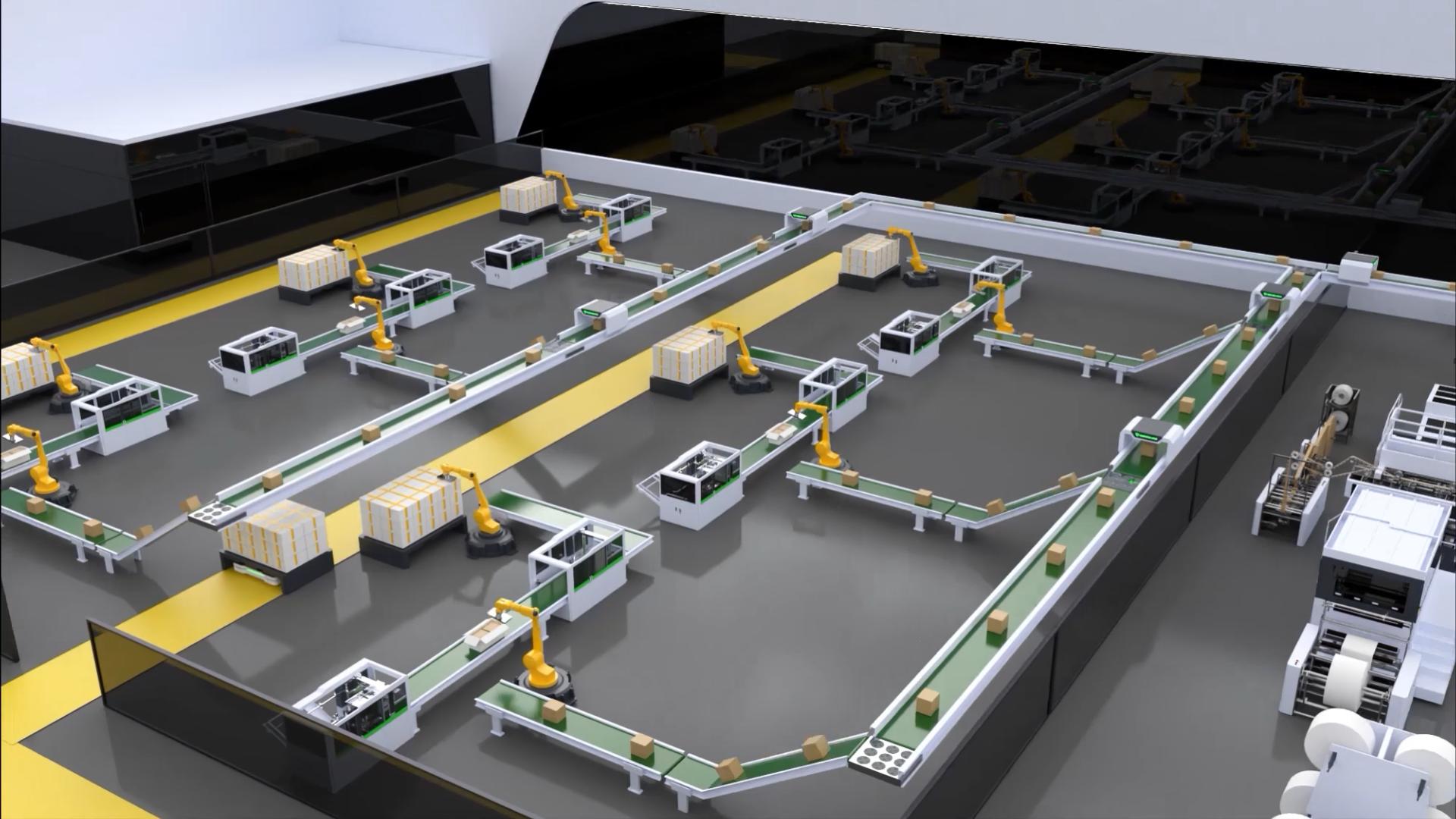 โซลูชันโรงงานผลิตถุงกระดาษอัจฉริยะ