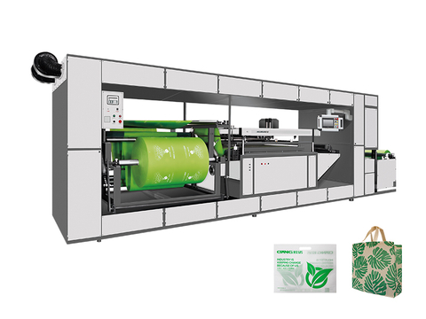 ONL-12010 I เครื่องพิมพ์สกรีนผ้าไม่ทอแบบม้วนสีเดียวถึงม้วน