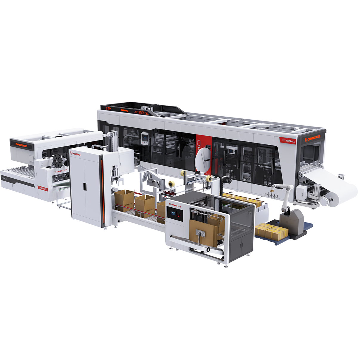TECH-26 เครื่องทำถุงกล่องไม่ทออัตโนมัติพร้อมหูหิ้วออนไลน์