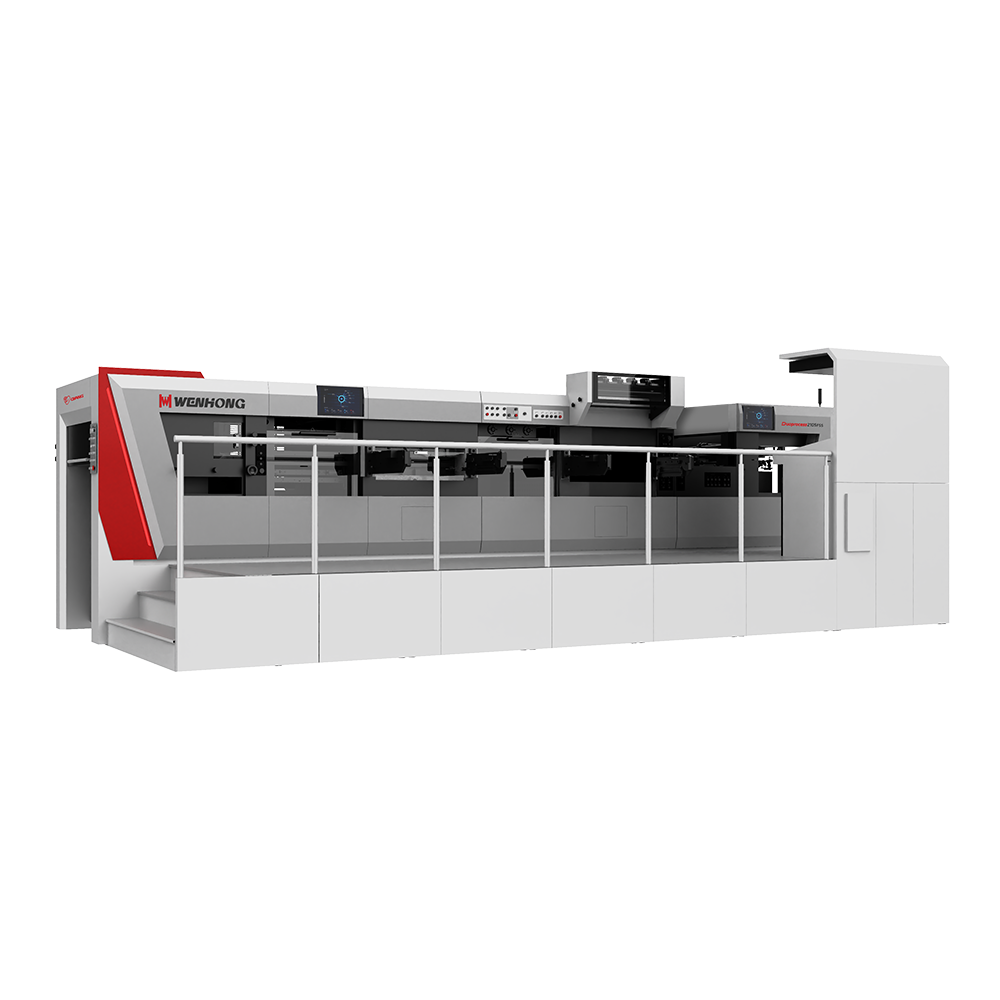 OYANG Duomatic FSS เครื่องปั๊มฟอยล์ร้อนแบบเรียบยูนิตคู่ เครื่องตัดและปอกแบบตายตัว